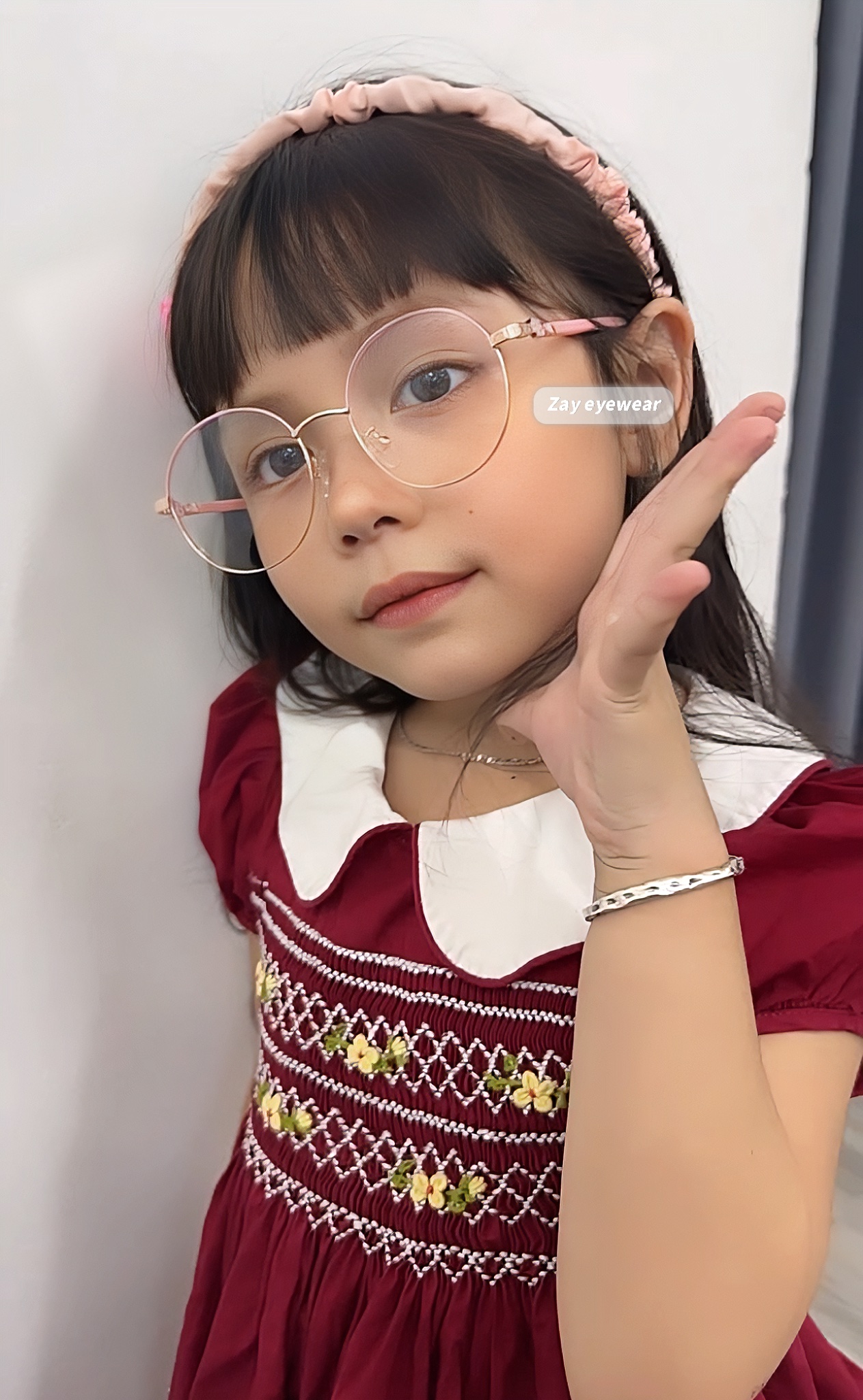  Gọng kính trẻ em Zay eyewear 6020 dáng tròn phong cách thời trang 