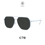 Kính mát phân cực polarized Bolon BL8101 dáng phi công titanium chính hãng fullbox