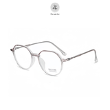  Gọng kính cận loạn thời trang Zay Eyewear TR2081 dáng lục giác phong cách hàn quốc 