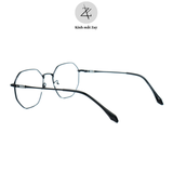  Gọng kính Zay Eyewear D29165 dáng đa giác kim loại phong cách hàn quốc 