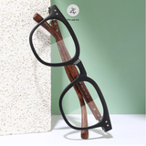  Gọng kính Zay Eyewear TR83026 dáng lục giác kim loại phong cách hàn quốc 