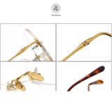 Gọng kính titanium dáng tròn Zay eyewear ZY008 phong cách thời trang cao cấp