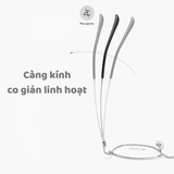Gọng kính P90309 dáng mắt mèo titanium cao cấp