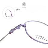  Gọng kính titanium 678 phong cách thời trang cao cấp 