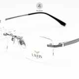 Gọng khoan không viền Lavein Paris 2071 dáng vuông titanium chính hãng fullbox