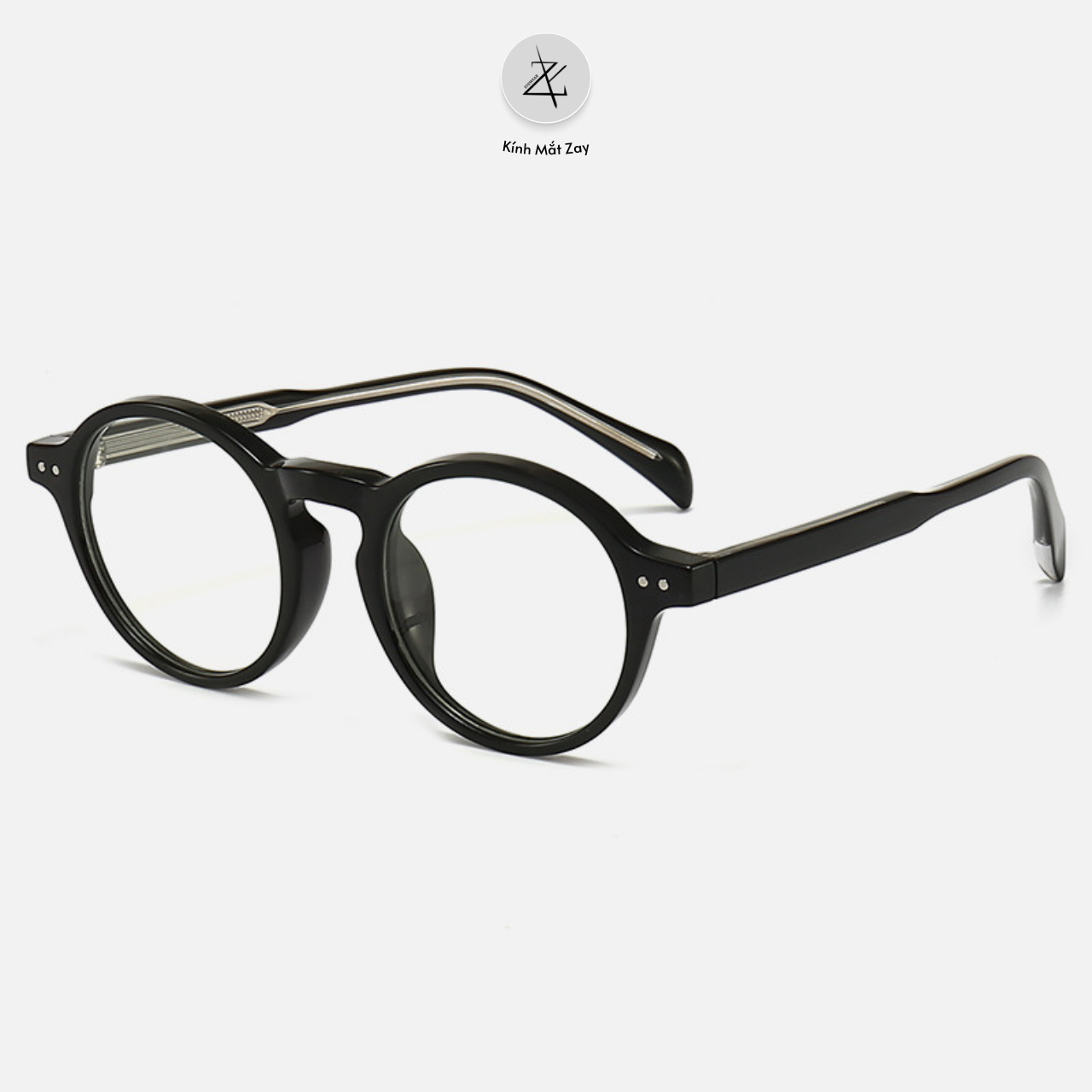  Gọng kính cận titanium Zay eyewear 8608 dáng tròn siêu nhẹ thời trang cao cấp 