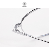 Gọng kính P8806 dáng mắt mèo titanium cao cấp
