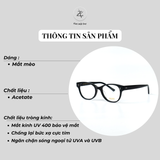  Gọng kính Moscot Bren dáng mắt mèo nhựa acetate cao cấp fullbox 