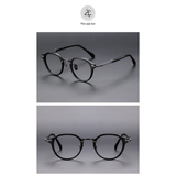 Gọng kính cận titanium Zay eyewear Viod dáng oval siêu nhẹ thời trang cao cấp