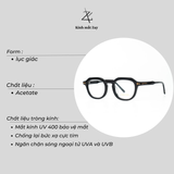  Gọng kính Tom Ford TF5836 dáng đa giác nhựa acetate cao cấp fullbox 