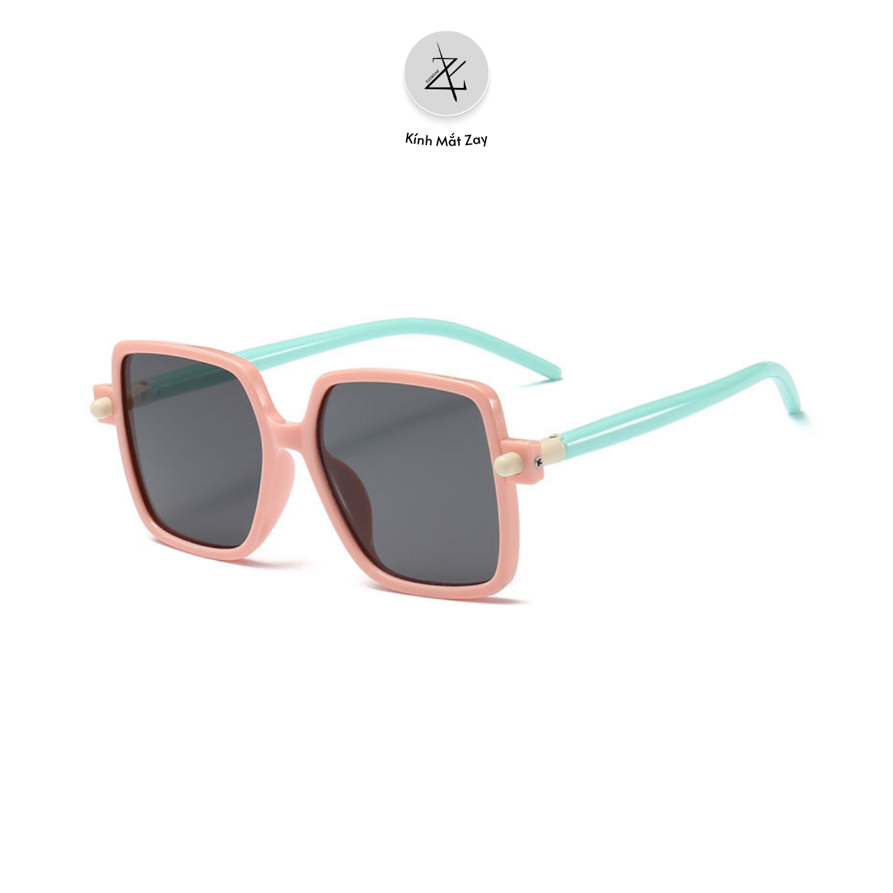  Kính mát trẻ em Zay eyewear SS8 dáng vuông to phong cách thời trang 