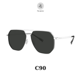 Kính mát phân cực polarized Bolon BL8101 dáng phi công titanium chính hãng fullbox