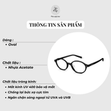  Gọng kính Molsion MJ3107 dáng oval nhựa acetate chính hãng fullbox 