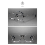 Gọng kính Zay eyewear DTX413 dáng oval titanium siêu nhẹ thời trang cao cấp