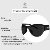 Kính mát Bolon BX5010 dáng mắt mèo nhựa acetate chính hãng fullbox