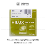 Tròng kính Chống bể thích hợp làm gọng khoan, bắt ốc Hoya 1.53 Phoenix HVP Triver Nhật Bản chính hãng