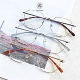 Gọng kính titanium dáng đa giác Zay eyewear LY2239 phong cách thời trang