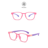  Gọng kính trẻ em Zay eyewear T02 dáng vuông nhựa TR dẻo Hàn Quốc 