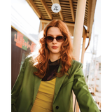 Kính mát Bolon BL3216 dáng oval nhựa acetate chính hãng fullbox