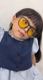 Kính mát trẻ em Zay eyewear SS3 dáng vuông phong cách thời trang