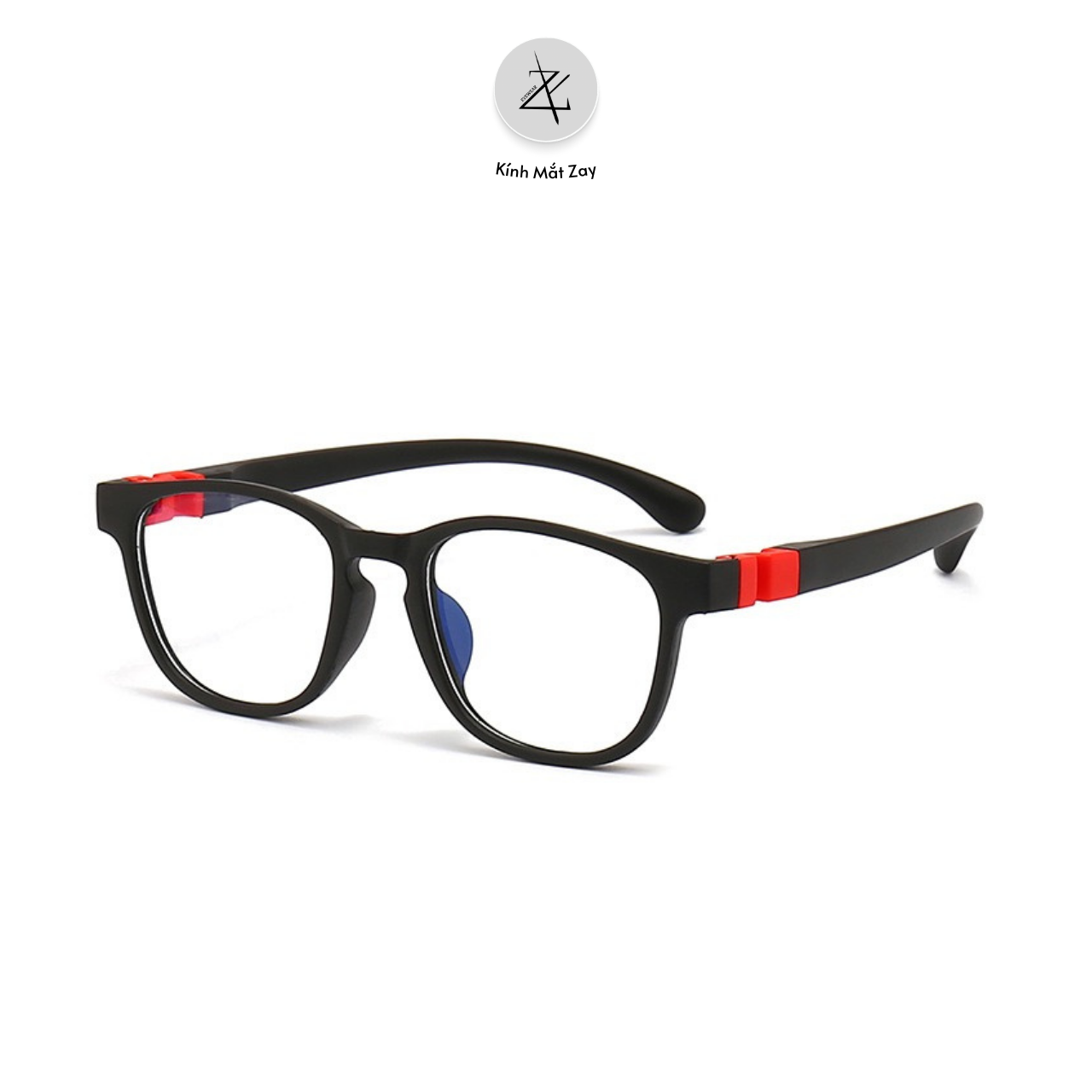  Gọng kính trẻ em Zay eyewear T02 dáng vuông nhựa TR dẻo Hàn Quốc 