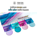  Tròng kính Đổi màu Trendy Xanh lục bảo, Xanh biển, Hồng, Tím Hoga 1.56 SHMC chống UV chính hãng 