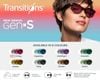  Tròng kính Đổi màu Essilor Transitions Gen S thích ứng vượt trội lớp phủ Crizal Rock - Pháp chính hãng 