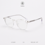  Gọng kính Zay Eyewear LY2261 nhựa TR90 dáng vuông phong cách hàn quốc 