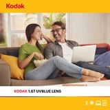  Tròng kính Chống ánh sáng xanh, tia UV Siêu mỏng 1.56 1.60 1.67 1.74 Kodak UVBlue Lens chính hãng 