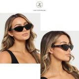  Kính mát Balenciaga Twist BB0207S dáng mắt mèo nhựa acetate cao cấp fullbox 