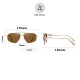  Gọng kính mát nam nữ Zay eyewear 2976 chống tia uv thời trang hàn quốc 
