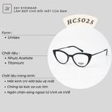  Gọng kính ONTARIDO cận loạn mắt mèo nam nữ phong cách thời trang hàng cao cấp HC5025 full box 