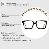  Gọng kính mát nam nữ thời trang chống tia UV420 Maske K30 cao cấp full box 