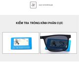  Kính râm cận thời trang TR90 clip on phân Cực 2 Trong 1 Bộ 5 Kẹp Cao Cấp 12146 