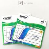  Tròng kính Chống ánh sáng xanh Chemi 1.56 U6 Perfect UV Crystal Coated Hàn Quốc chính hãng 