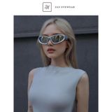  Kính mát Balenciaga BB0157S dáng mắt mèo nhựa acetate cao cấp fullbox 