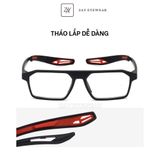  Gọng thể thao 1218 dáng vuông nhựa TR90 dẻo hàn quốc 
