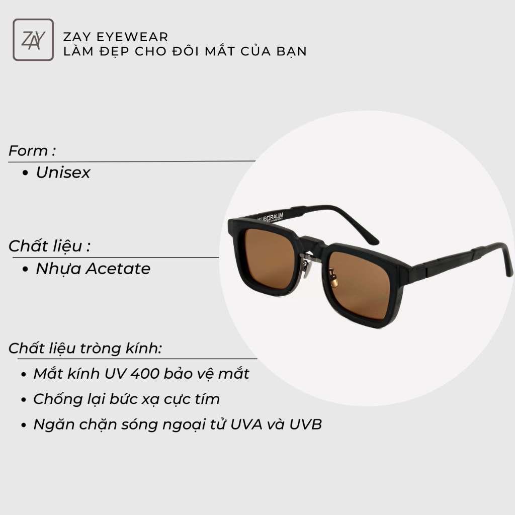  Gọng kính mát nam nữ thời trang chống tia UV420 Maske N4 cao cấp full box 