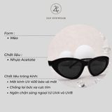 Kính mát Balenciaga Twist BB0207S dáng mắt mèo nhựa acetate cao cấp fullbox 