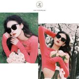  Gọng kính mát nam nữ Zay eyewear Jackie dáng vuông phong cách thời trang cao cấp 