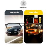  Kính râm cận thời trang clip on chống tia UV ngăn ánh sáng xanh trong 1 Bộ 2 Kẹp Cao Cấp 7028 