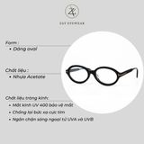  Gọng kính Tom Ford TF5710 dáng oval nhựa acetate cao cấp fullbox 