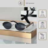  Gọng kính mát Celine CL40235U dáng oval kim loại cao cấp fullbox 