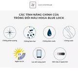  Tròng kính Đổi màu Khói / Xanh Sapphire Lọc ánh sáng xanh Hoga Hàn Quốc 1.56 1.61 chính hãng 