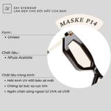  Kính mát nam nữ phong cách thời trang nam nữ Kubora Maske P14 hàng cao cấp full box 