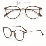  Kính mắt gọng tròn Zay Eyewear ZY9531 bền dẻo chống UV phong cách thời trang xứ Trung 