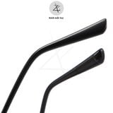 Kính râm cận thời trang clip on chống tia UV ngăn ánh sáng xanh trong 1 Bộ 2 Kẹp Cao Cấp 7012