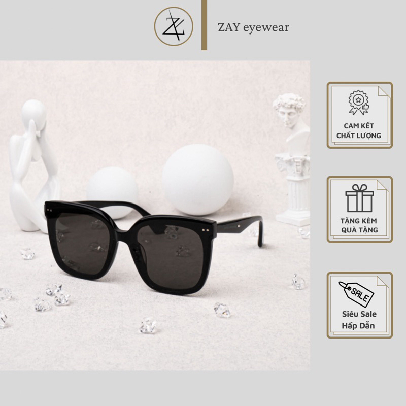  Gọng kính mát nam nữ Zay eyewear Locell dáng vuông phong cách thời trang cao cấp 