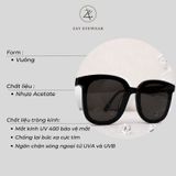  Gọng kính mát nam nữ Zay eyewear Jackie dáng vuông phong cách thời trang cao cấp 