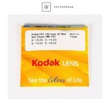  Tròng kính Chống ánh sáng xanh, tia UV Siêu mỏng 1.56 1.60 1.67 1.74 Kodak UVBlue Lens chính hãng 
